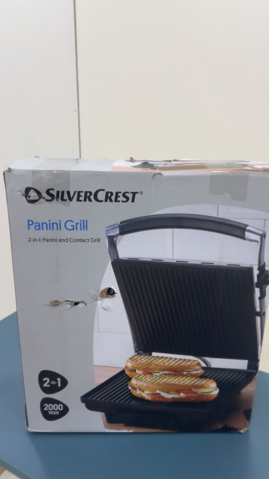 SilverCrest 2-in-1 Panini Grill 2000W