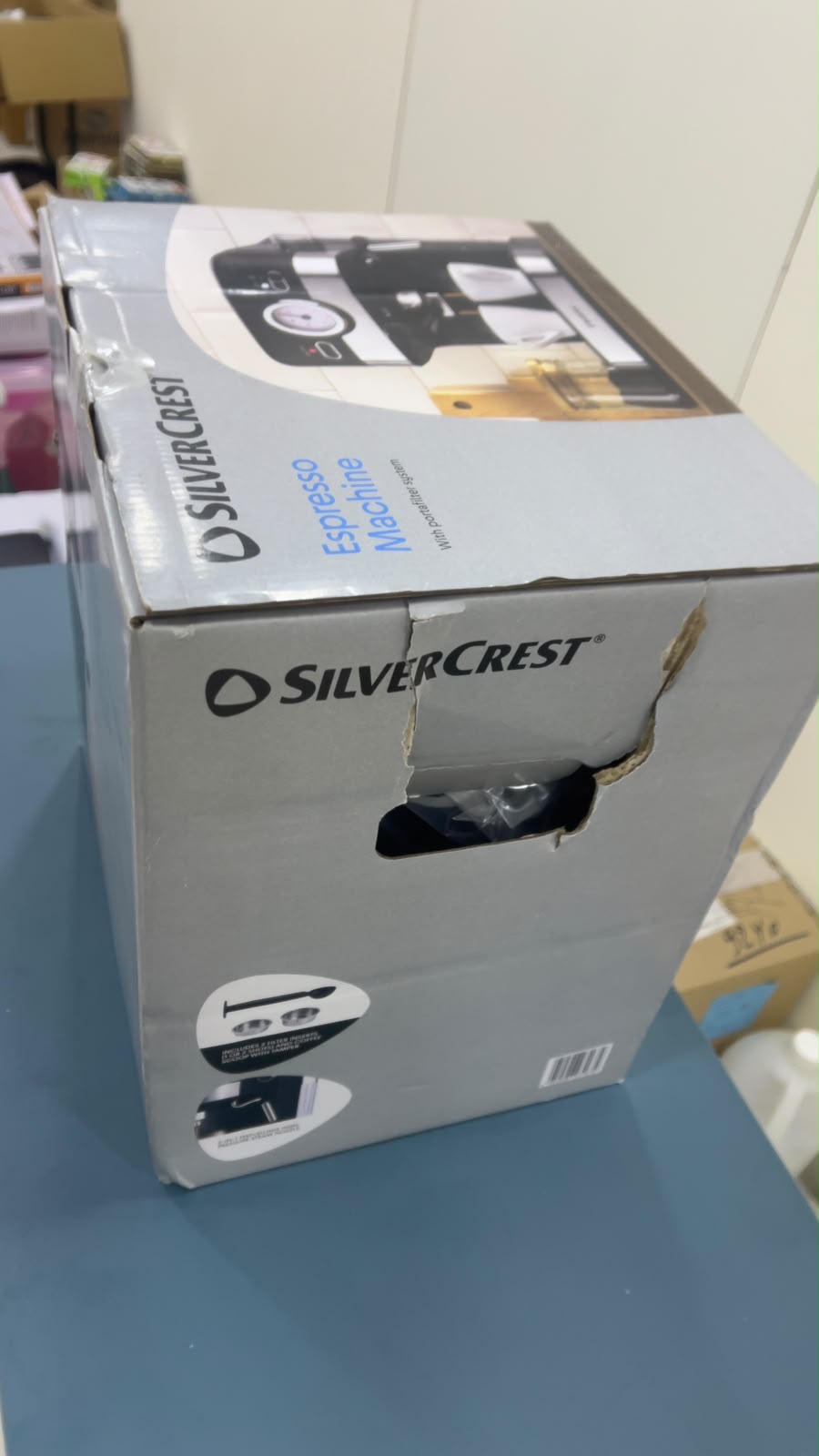 SilverCrest Espresso Machine with Milk Frother