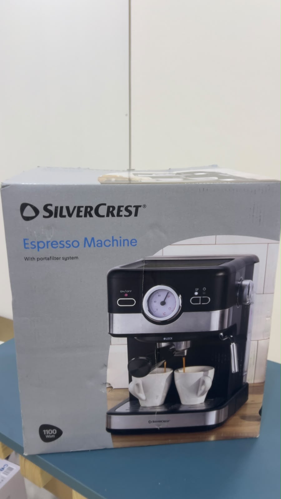 SilverCrest Espresso Machine with Milk Frother