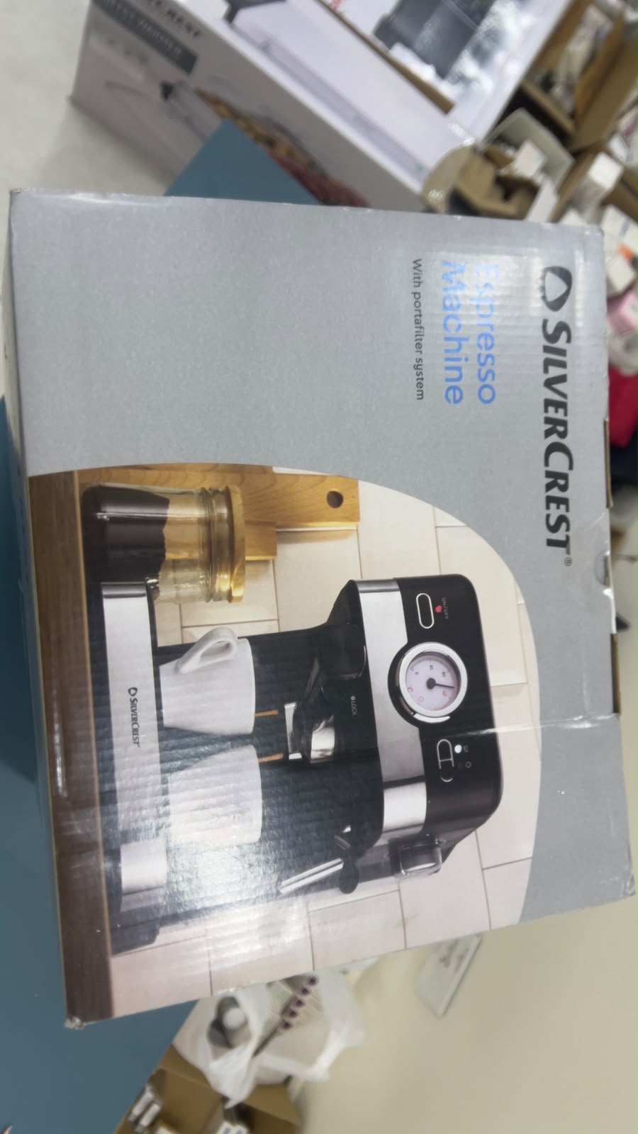 SilverCrest Espresso Machine with Milk Frother