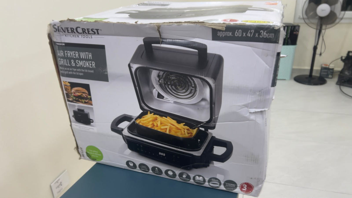 SilverCrest Air Fryer with Grill & Smoker