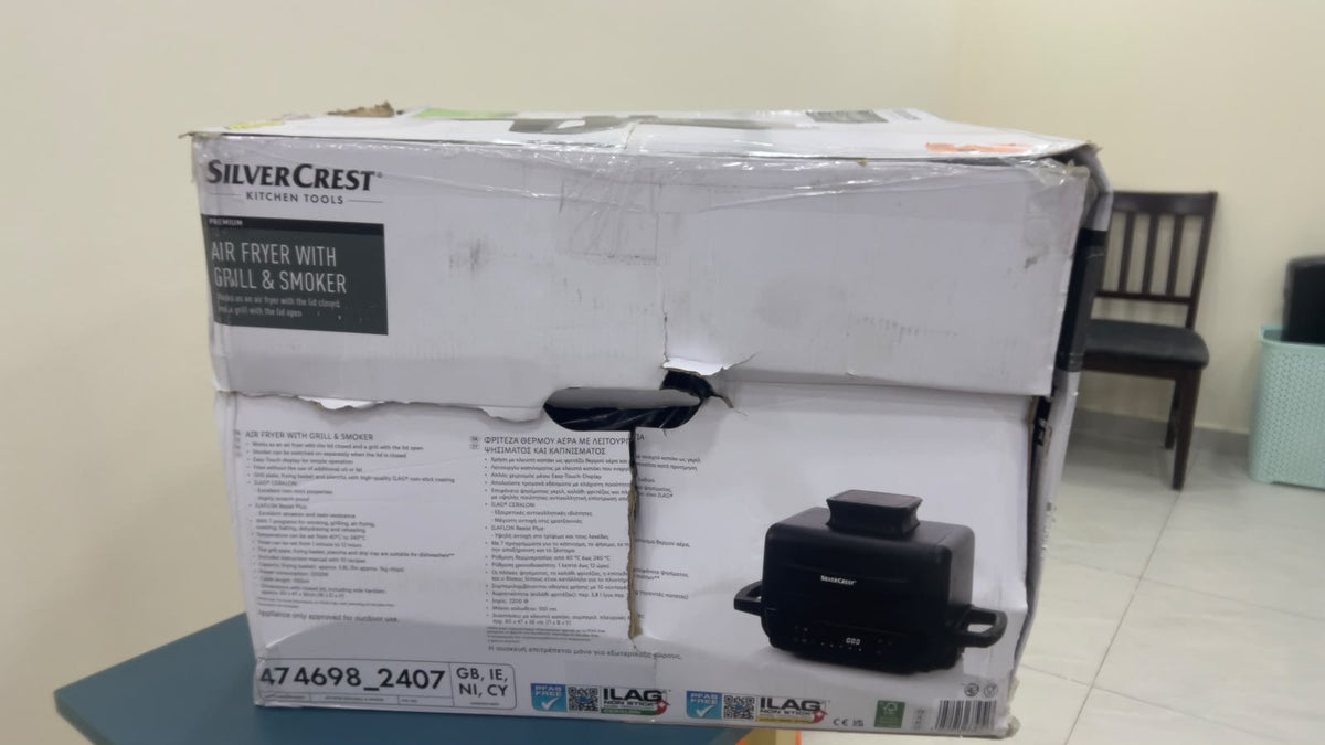 SilverCrest Air Fryer with Grill & Smoker