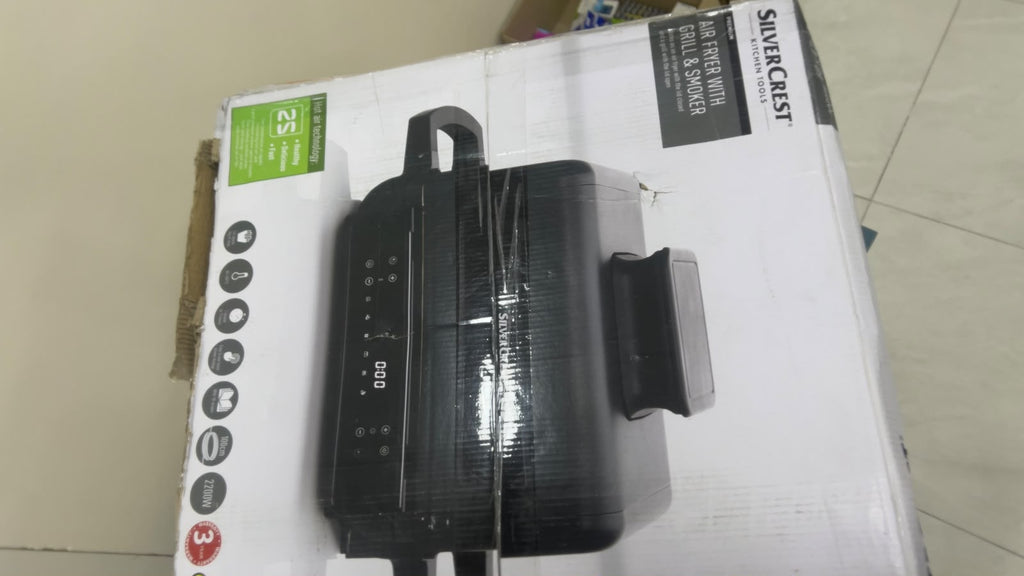 SilverCrest Air Fryer with Grill & Smoker