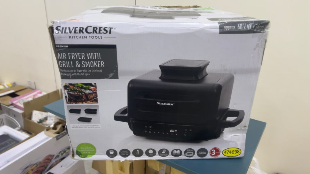SilverCrest Air Fryer with Grill & Smoker