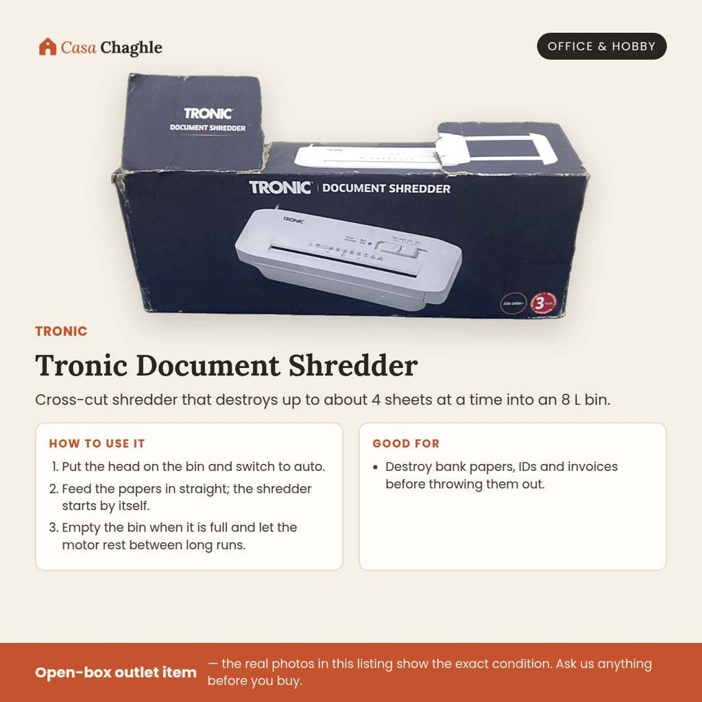 Tronic Document Shredder