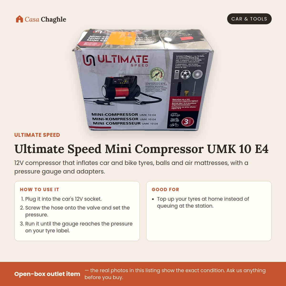 Ultimate Speed Mini Compressor UMK 10 E4