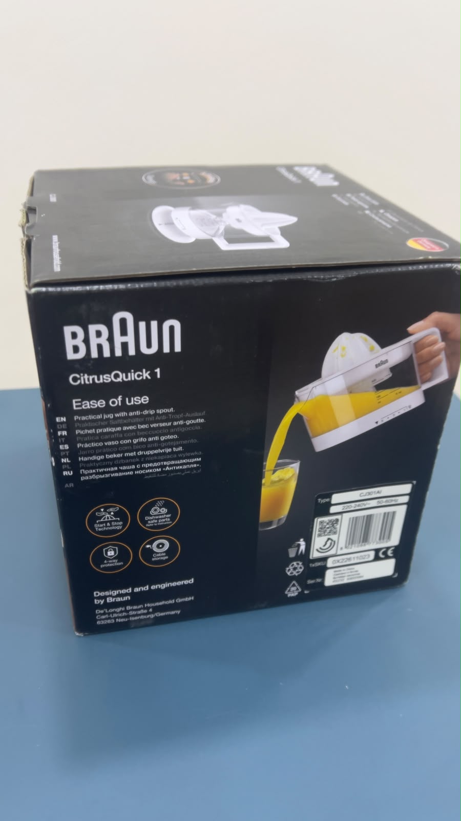 Braun CitrusQuick 1 Citrus Juicer (CJ3000)