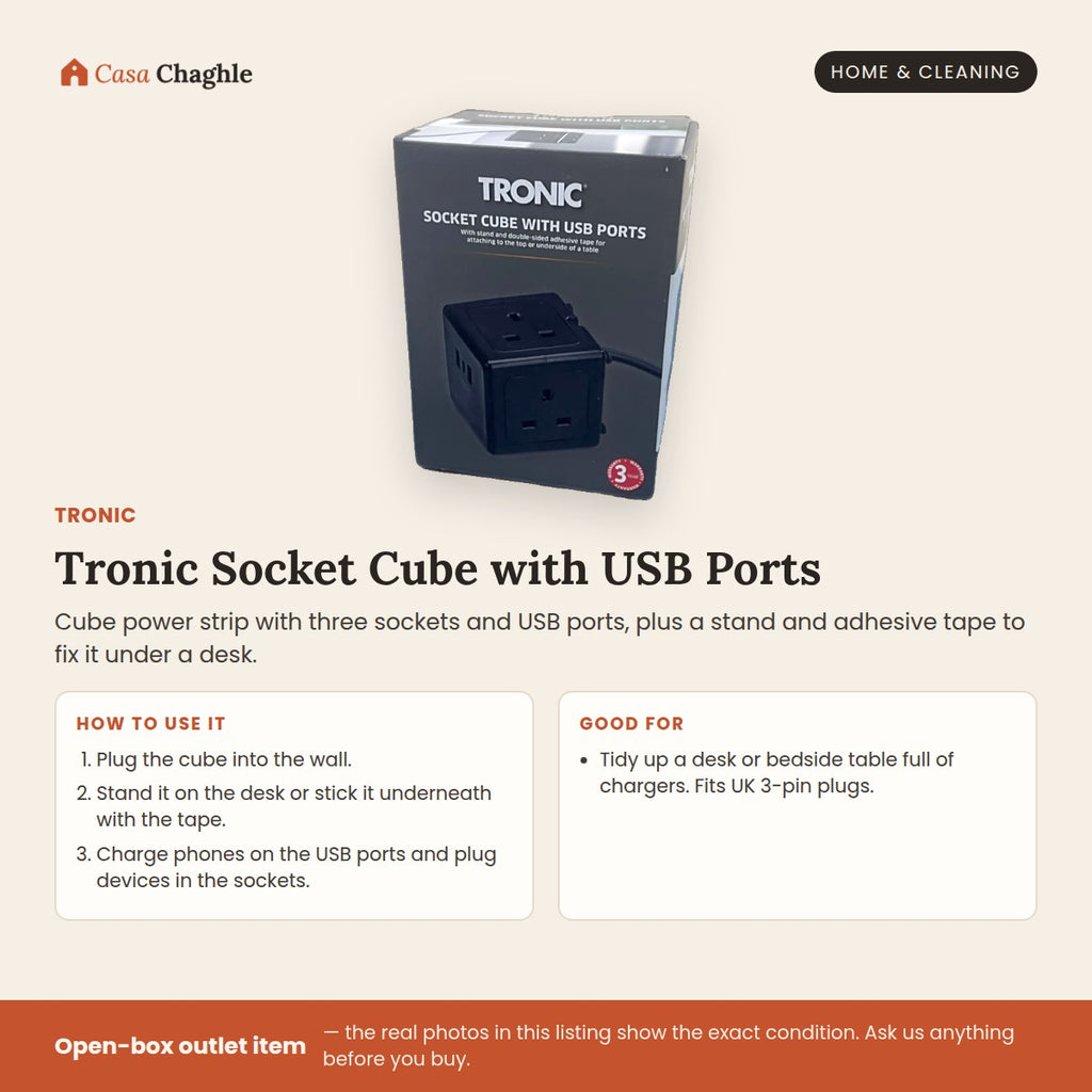 Tronic Socket Cube with USB Ports