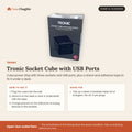 Tronic Socket Cube with USB Ports