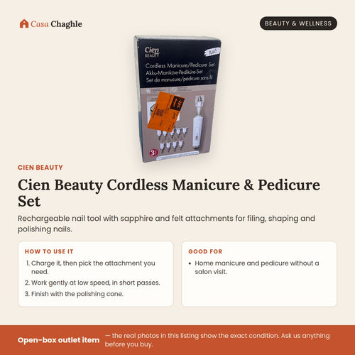 Cien Beauty Cordless Manicure & Pedicure Set