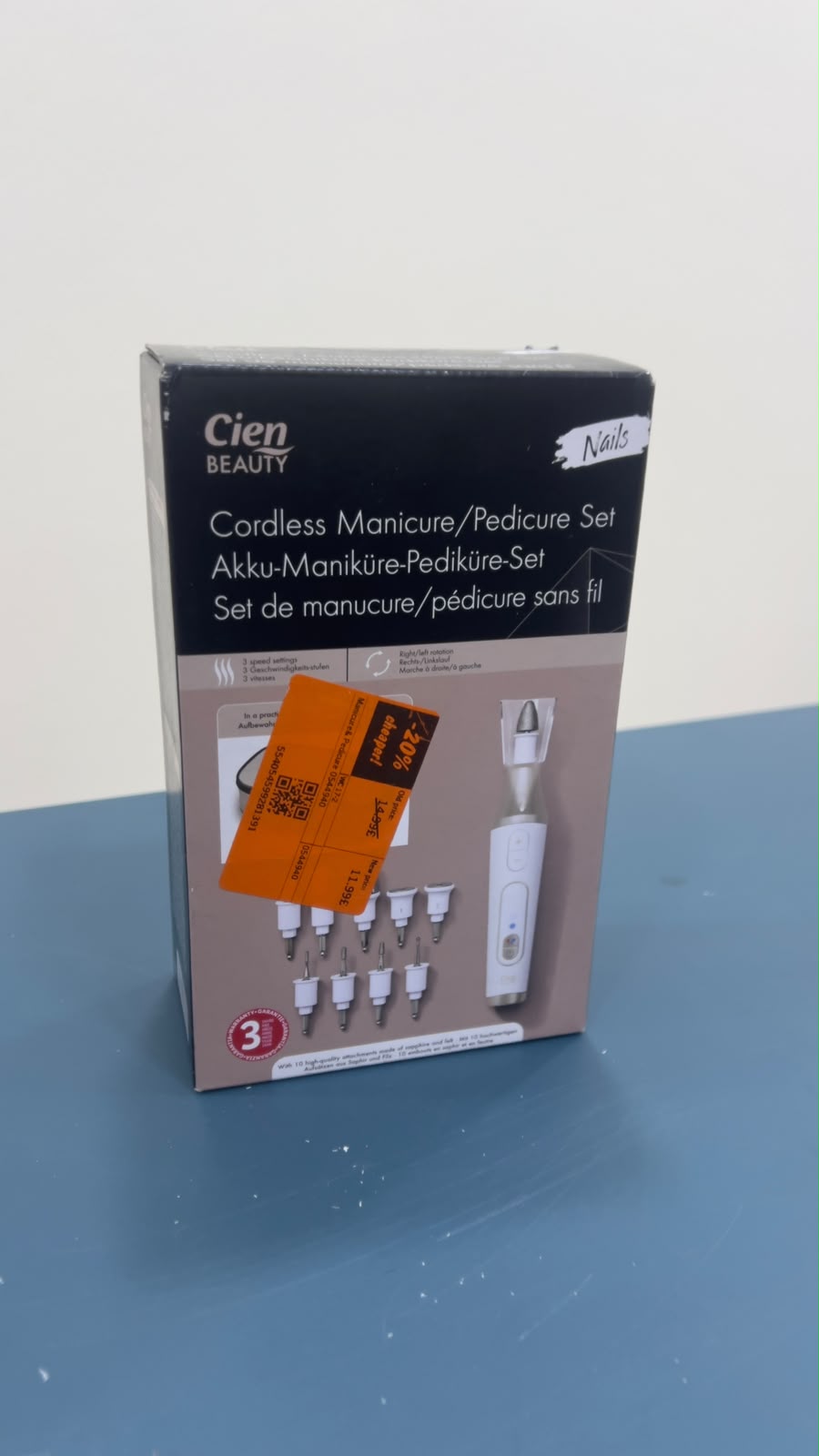 Cien Beauty Cordless Manicure & Pedicure Set