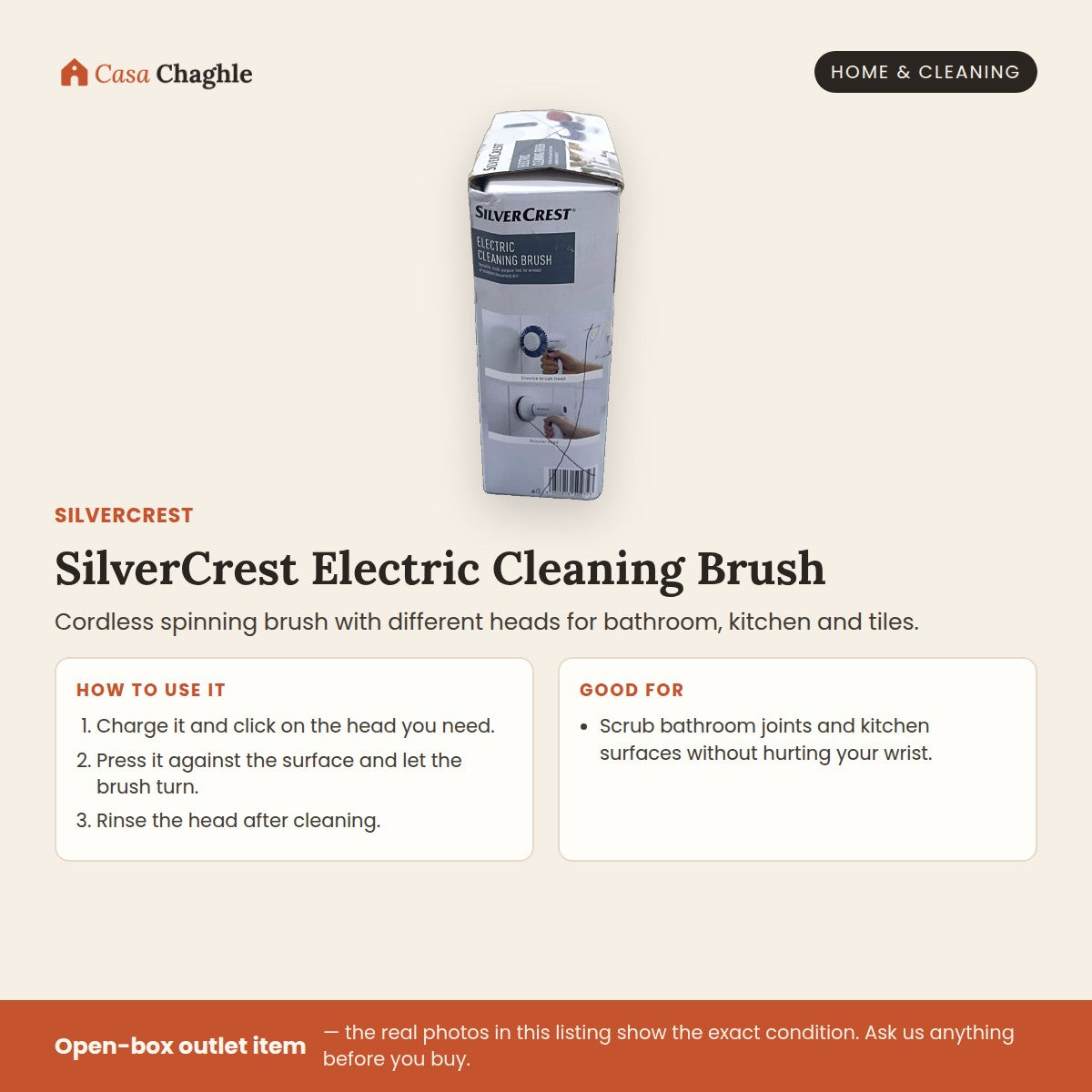 SilverCrest Electric Cleaning Brush