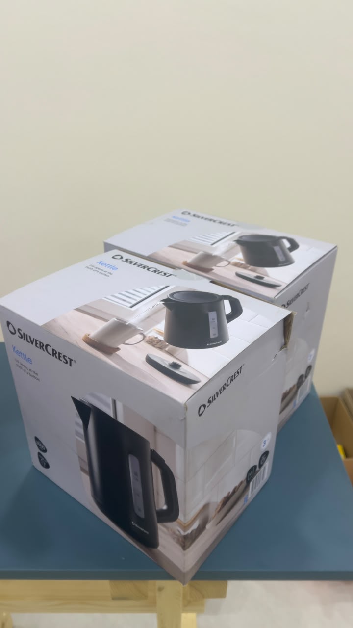 SilverCrest Kettle 1.7L — White or Black