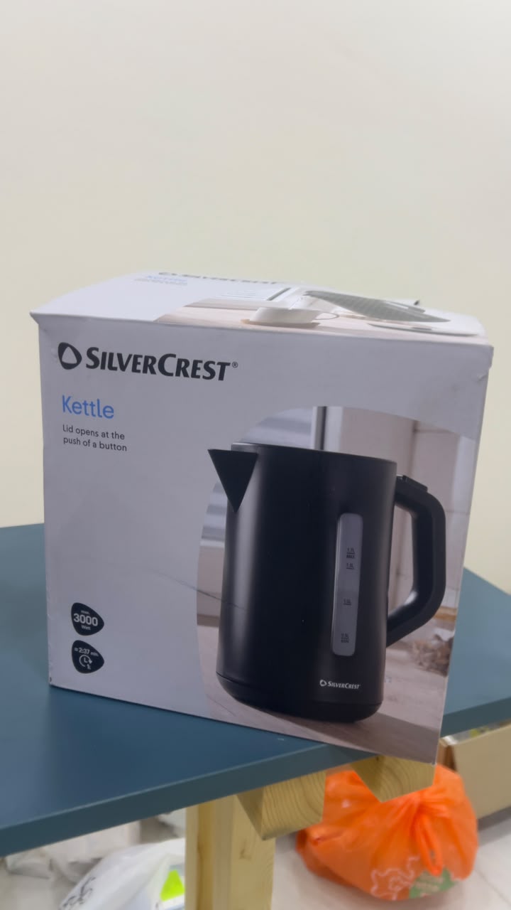 SilverCrest Kettle 1.7L — White or Black