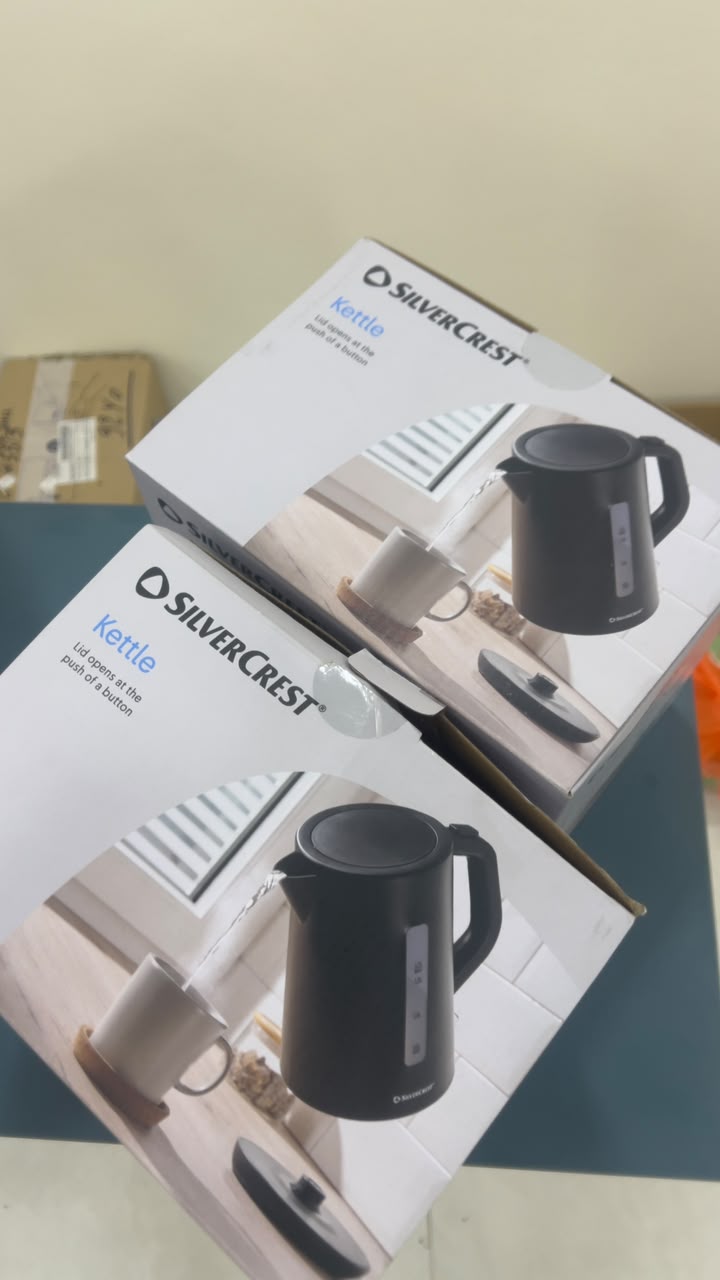 SilverCrest Kettle 1.7L — White or Black