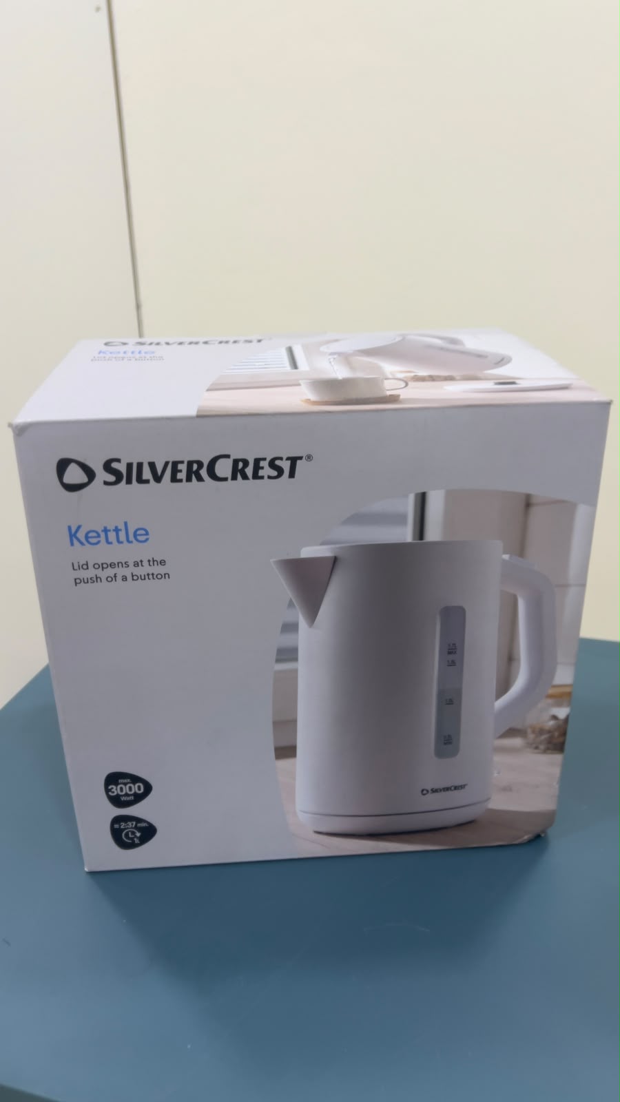 SilverCrest Kettle 1.7L — White or Black