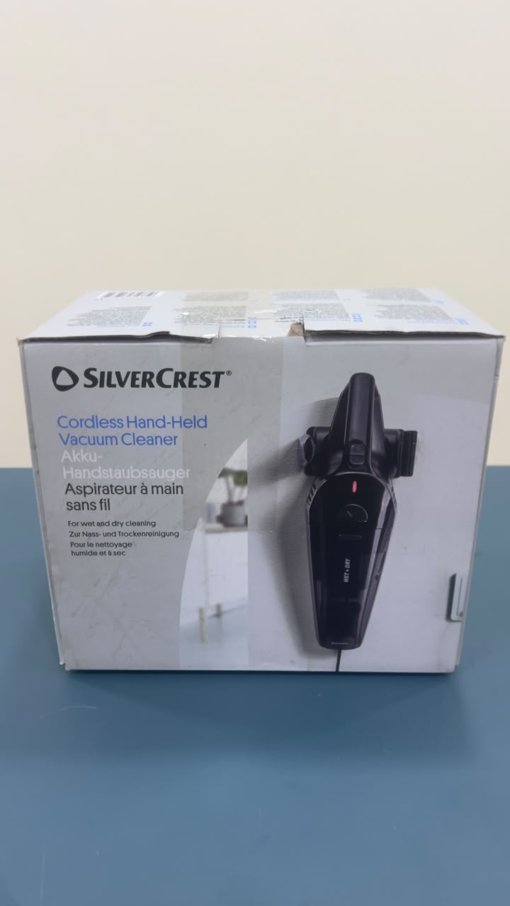 SilverCrest Cordless Hand-Held Vacuum (wet & dry)