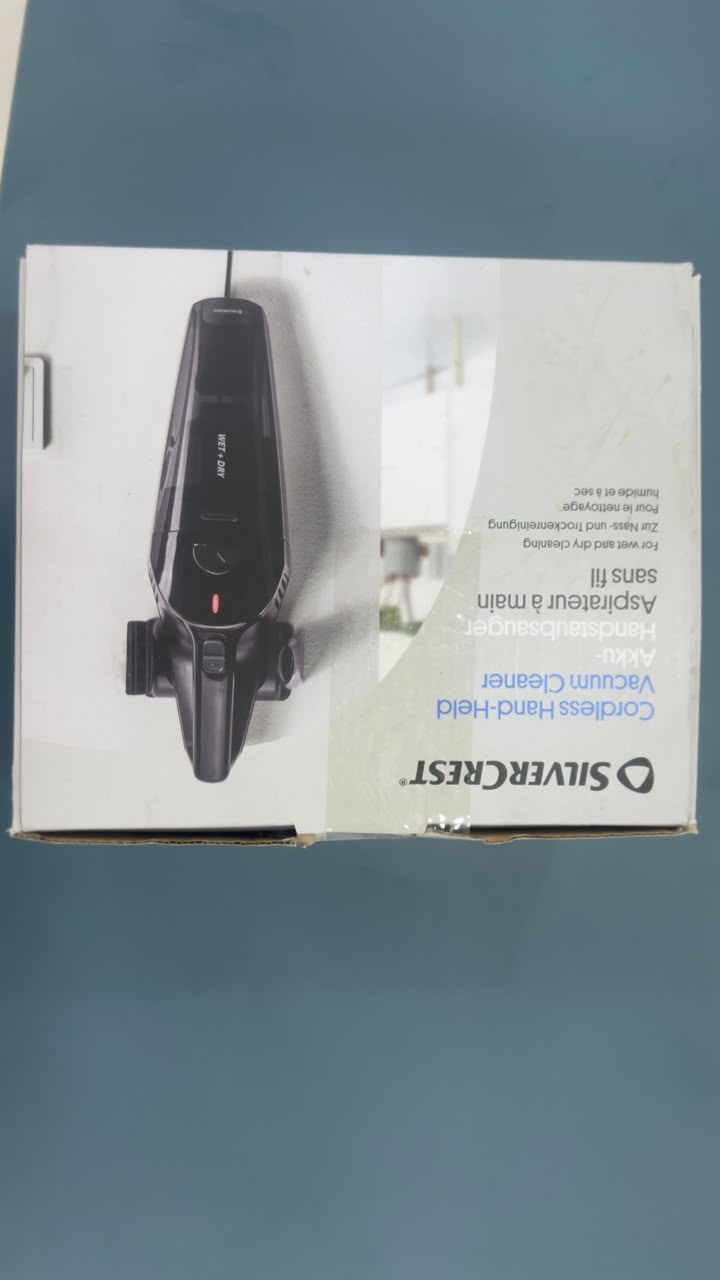 SilverCrest Cordless Hand-Held Vacuum (wet & dry)