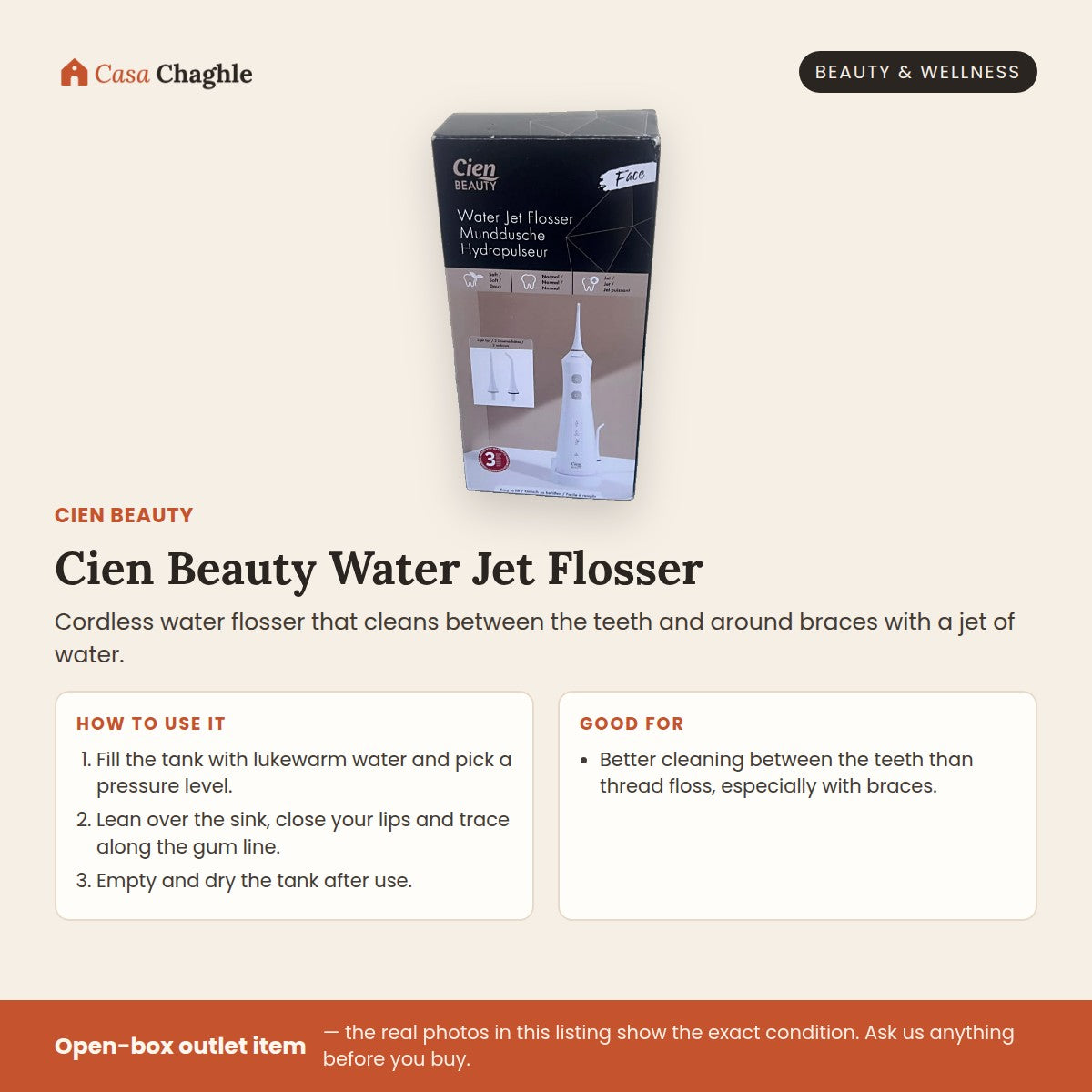 Cien Beauty Water Jet Flosser