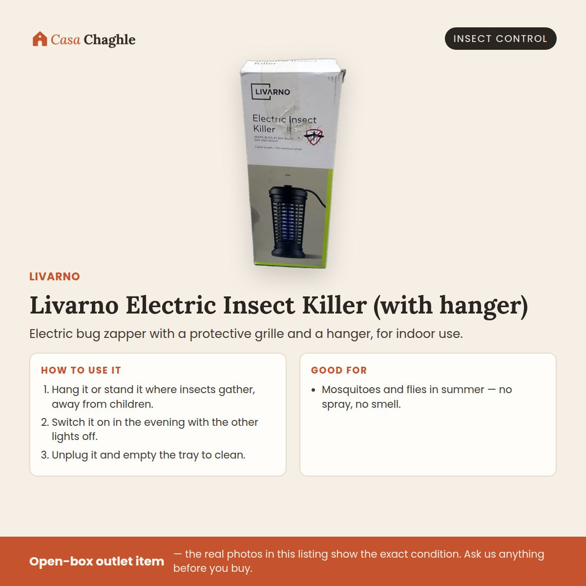 Livarno Electric Insect Killer (with hanger)