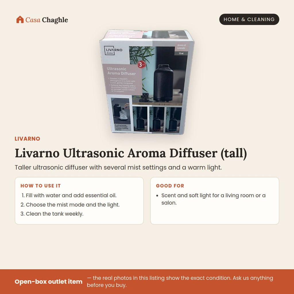 Livarno Ultrasonic Aroma Diffuser (tall)