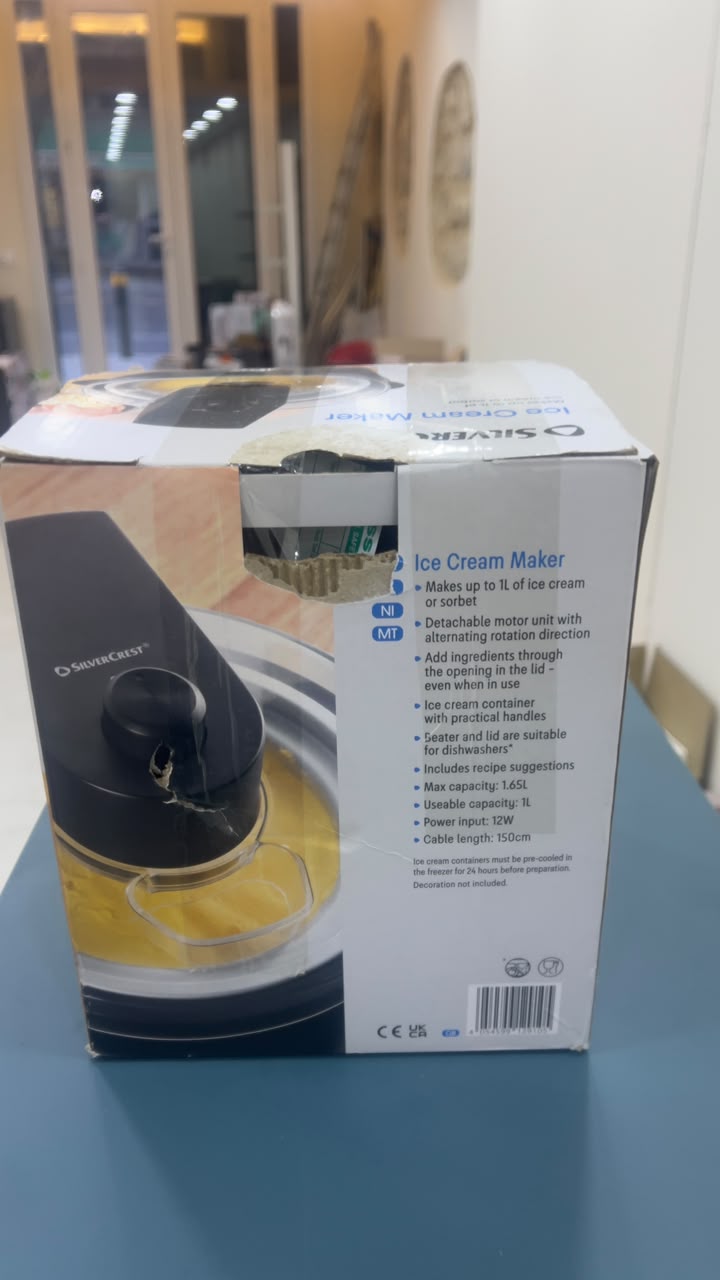 SilverCrest Ice Cream Maker 1L