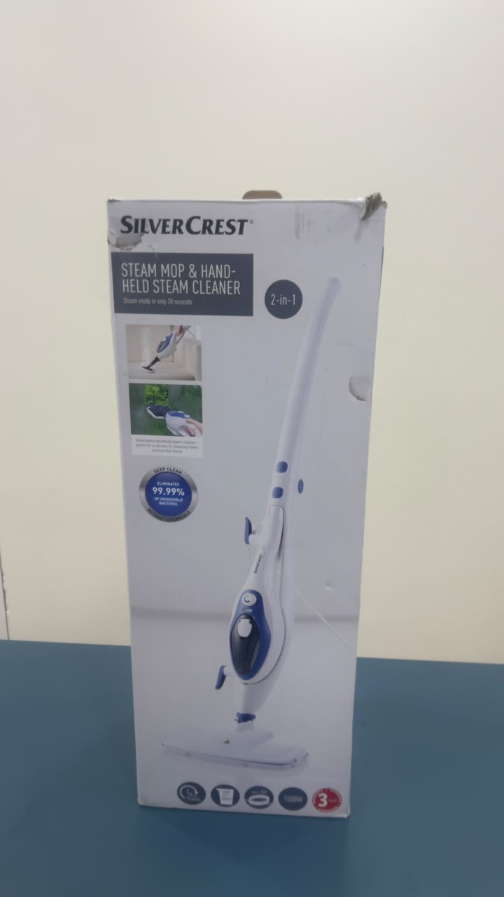 SilverCrest 2-in-1 Steam Mop & Handheld Steam Cleaner