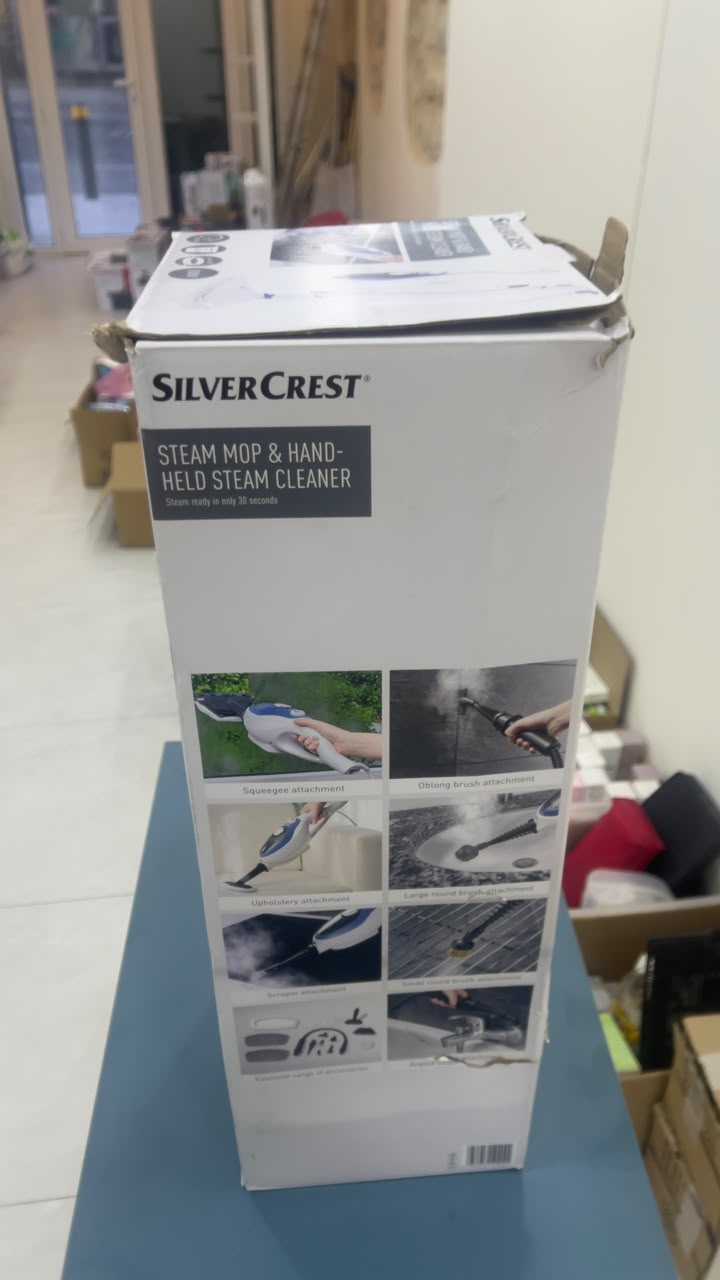 SilverCrest 2-in-1 Steam Mop & Handheld Steam Cleaner