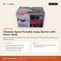 Ultimate Speed Portable Jump Starter with Power Bank