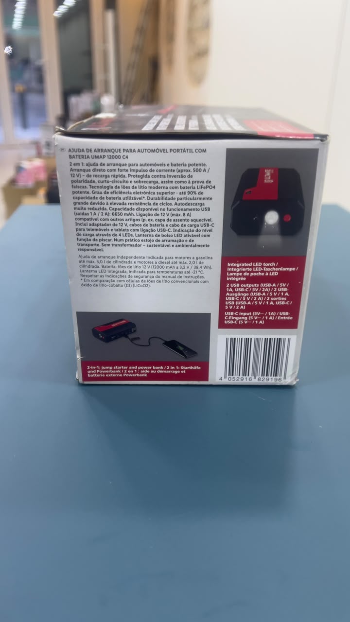 Ultimate Speed Portable Jump Starter with Power Bank
