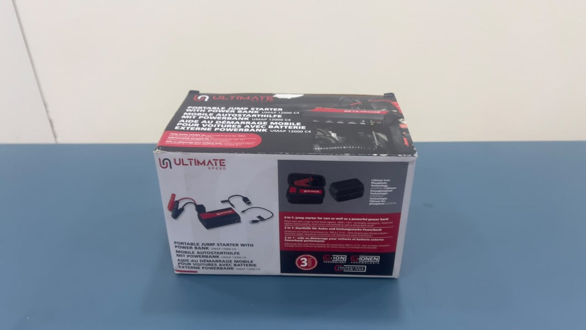 Ultimate Speed Portable Jump Starter with Power Bank