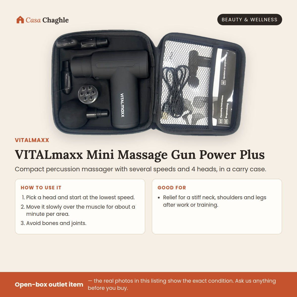 VITALmaxx Mini Massage Gun Power Plus