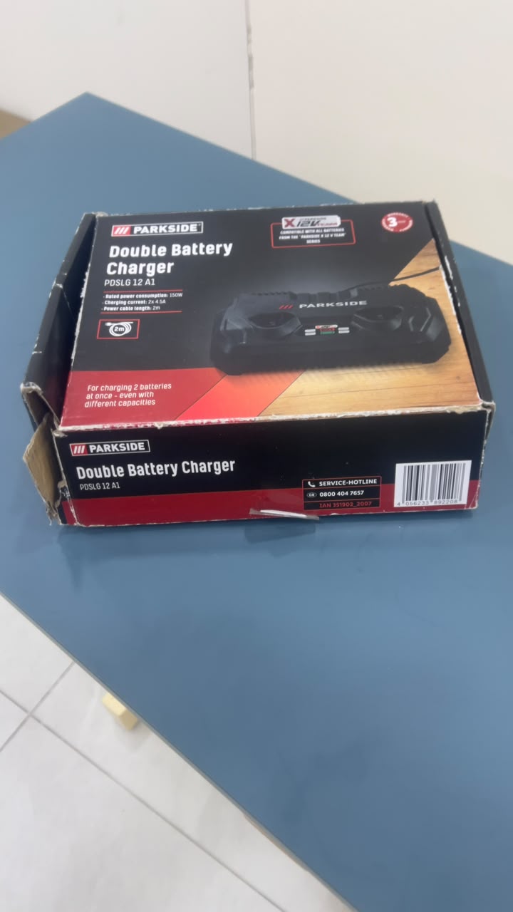 Parkside Double Battery Charger PDSLG 12 A1